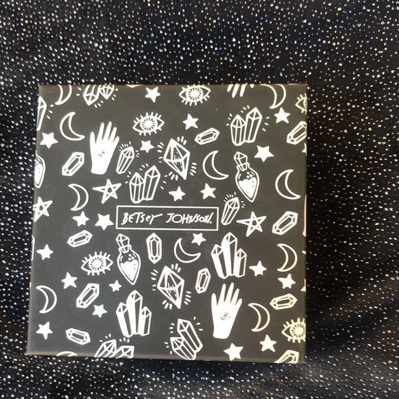 NEW Betsey Johnson Rhinestone Floral Skelton Hoop Earrings/For Halloween - Picture 3 of 16